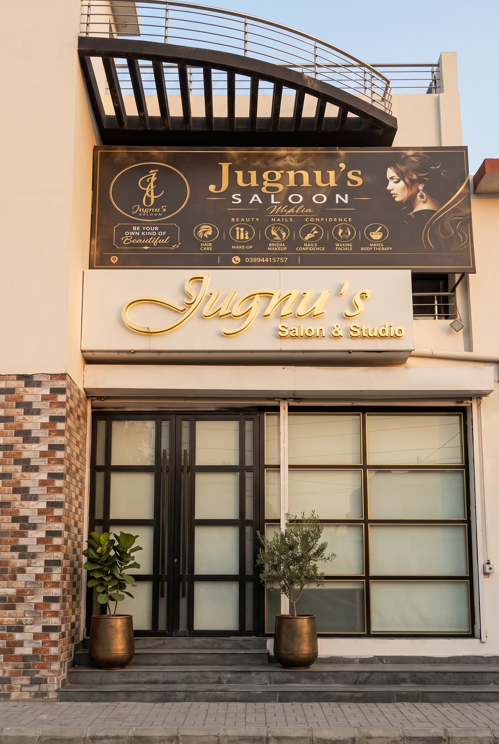 Jugnu's Saloon luxury interior